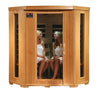 Infrared 4 Person Corner Sauna